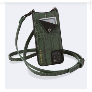 Bandolier Emma Embossed Leather Crossbody 11Pro